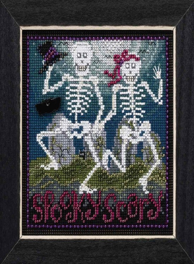 Mill Hill Spooky Scary Beaded Counted Cross Stitch Kit Mill Hill 2017 Buttons & Beads Autumn MH141723 - Image 2