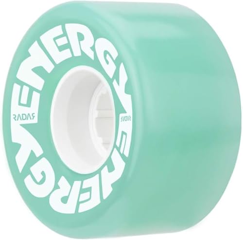 Riedell Radar Energy 57 - Roller Skate Wheels - 4 Pack of 78A 31mm x 57mm Quad Skate | Aqua - Image 5