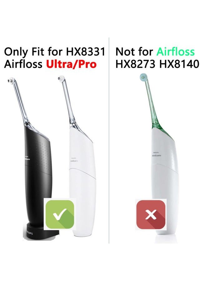 P4L فوهات استبدال HX8032 AirFloss تناسب Philips Sonicare AirFloss Ultra HX8331/HX8332/HX8340/HX8341/HX8381/HX8401، رؤوس استبدال SonicCare AirFloss العامة (3 قطع) - Image 2