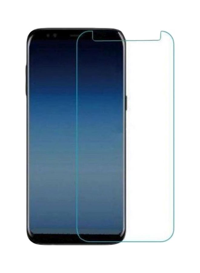 NIBEMINENT Tempered Glass Screen Protector For Samsung Galaxy A7 (2018) Clear