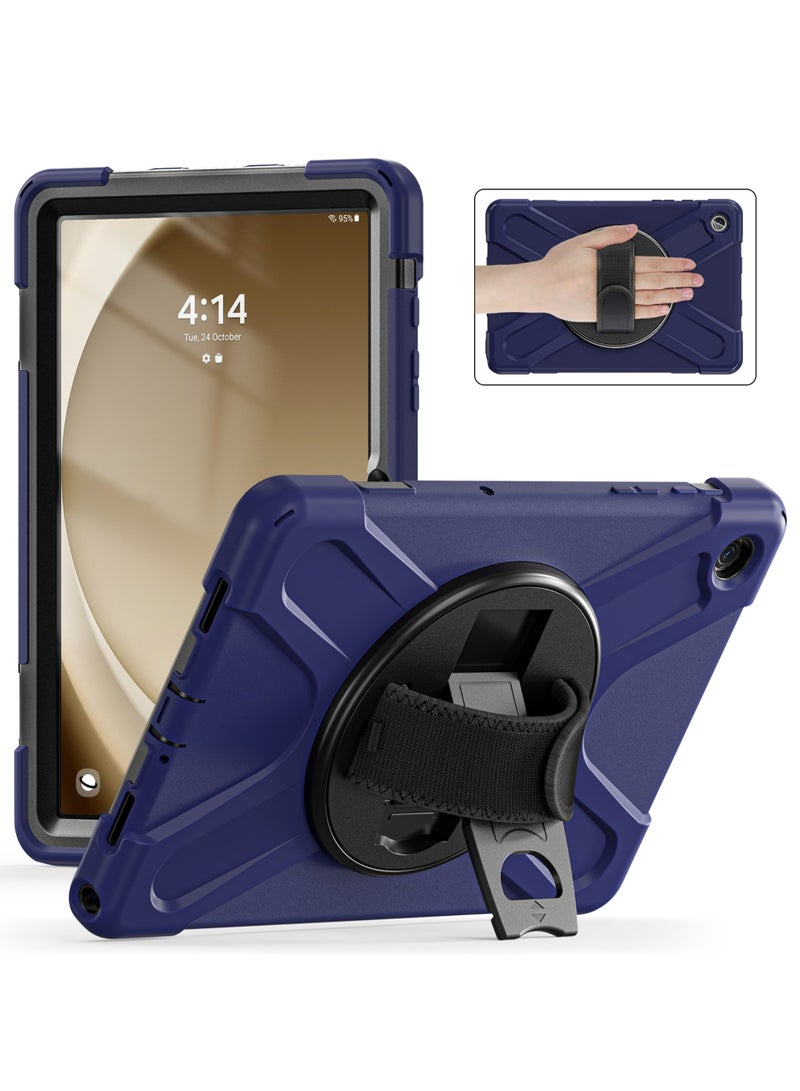 Rock Pow Case for Galaxy Tab A9 Plus/A9+ 5G 11 Inch 2023 (SM-X210/X215/X216/X218), Heavy Duty Shockproof Rugged Protective Case Cover with Pen Holder Hand Strap Kickstand - Image 1