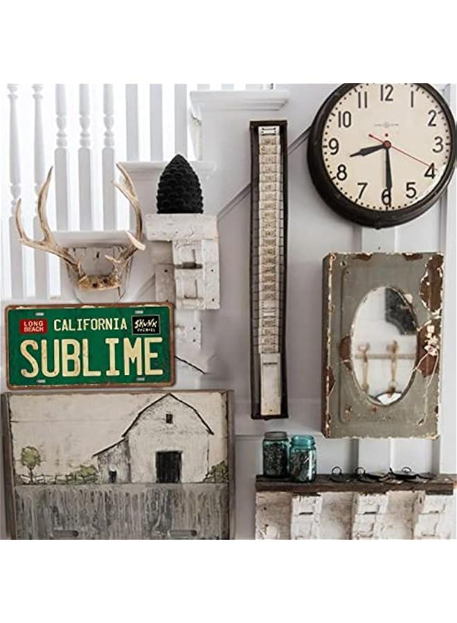 Vintage Metal Tin Sign Long Beach California Sublime Poster Grunge Hippie Room Decor Rock Band Posters Sublime Tapestry Funny Street Signs For Bedroom Wall Aesthetic 90s Bathroom Sign 12 X 6 Inch - Image 4