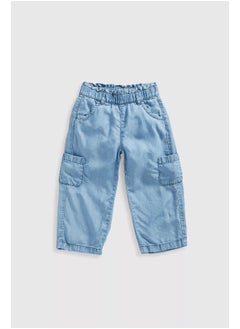 mothercare Blue Wide-Leg Trousers  - Image 1