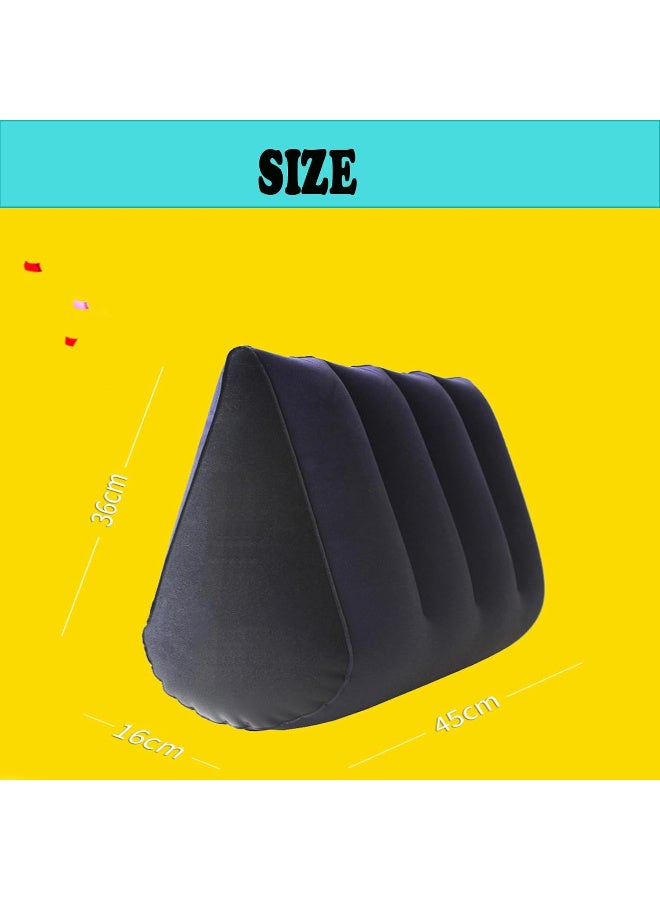 Inflatable Lumbar and Cervical Roll Body Support Wedge Pillow for Adults - Image 4