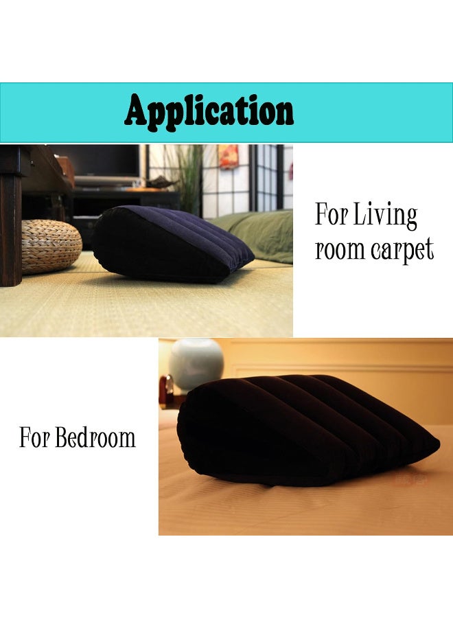 Inflatable Lumbar and Cervical Roll Body Support Wedge Pillow for Adults - Image 3