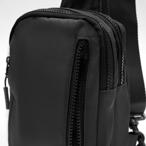 VAKAER Convertible Sling Backpack for Women & Men – Lightweight 3-in-1 Crossbody Daypack with Adjustable Strap, Anti-Theft Pocket, Water-Resistant Small Travel Bag (Black) - Image 5