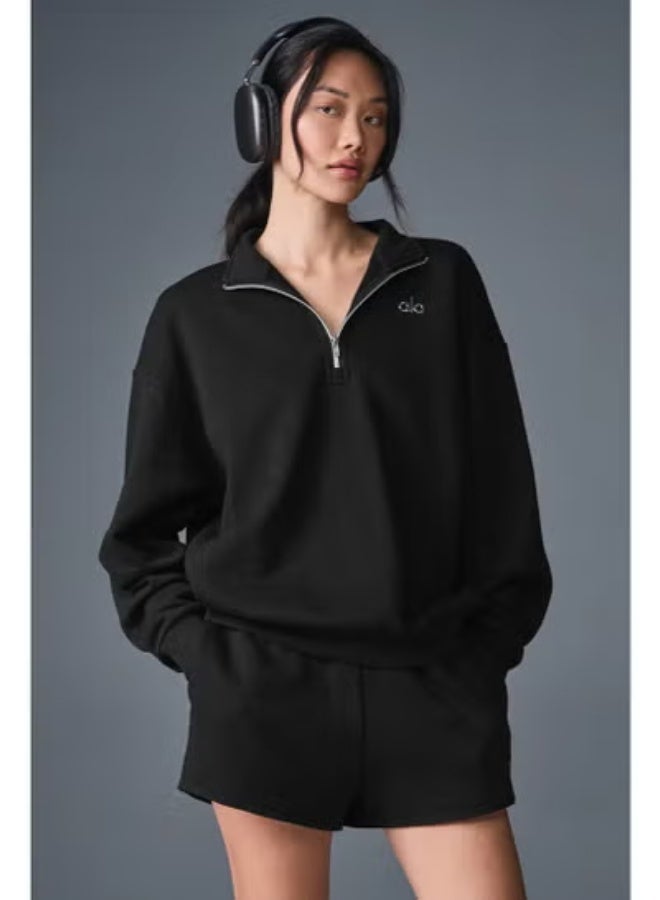 alo Accolade 1/4 Zip Sweatshirt - Image 3