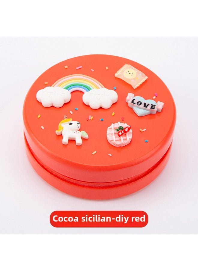 Generic Children's Denture Memorial Box Creative Collection Frame Beech Wood Teeth Changing Storage Box For Boys And Girls-Color:Hoh Xil-Red  - Image 1