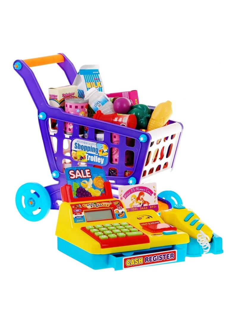 Cash Register Play House Toys Simulation Supermarket Cash Register Toy - Image 2