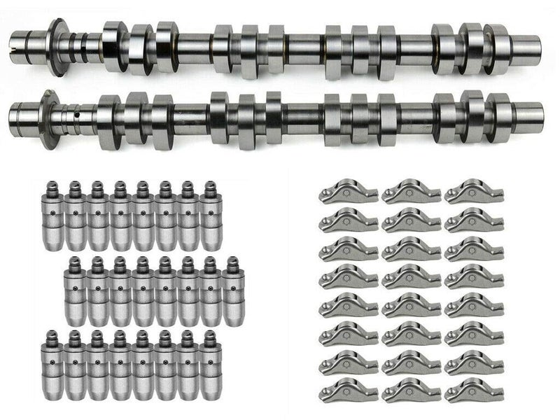 AKWH Left + Right Camshafts Lifters and Rocker Arms Kit 5L1Z6250AA Replacement for Ford Expedition Explorer Mustang Lincoln Mercury F150 F250 F350 4.6L 5.4L 3V 3L3Z-6564-BA 5L1Z6250BB - Image 1