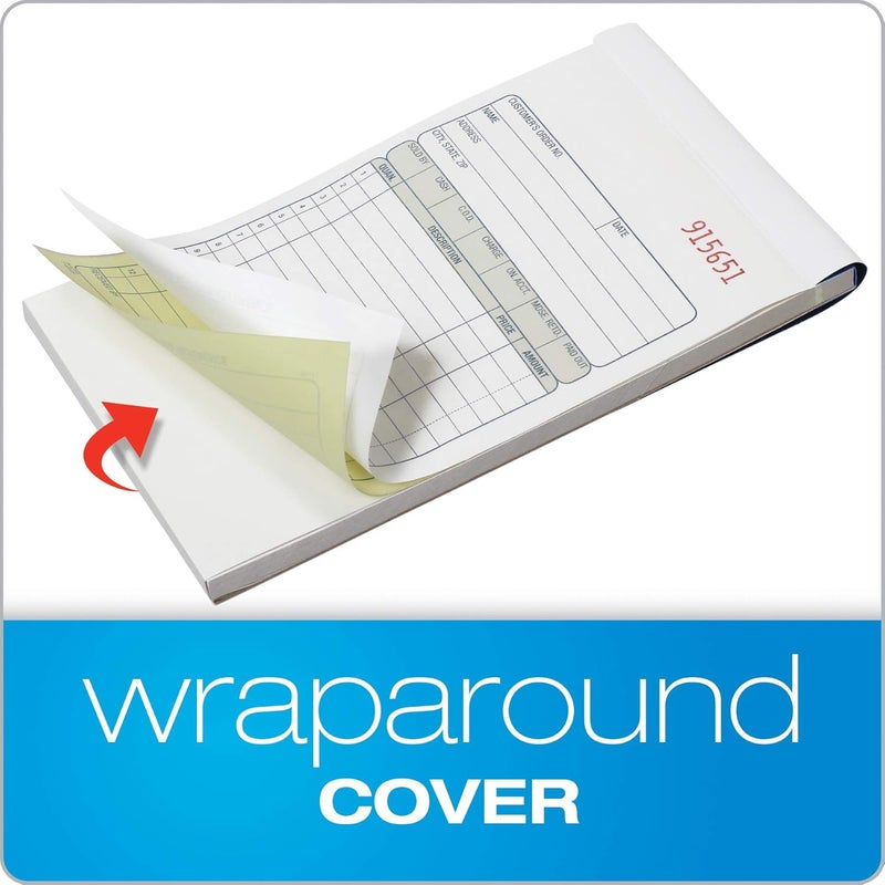Adams Sales Order Books - 2-Part Carbonless Forms, White/Canary, 4-3/16" x 7-3/16", 50 Sets per Book, 3 Pack - Image 5
