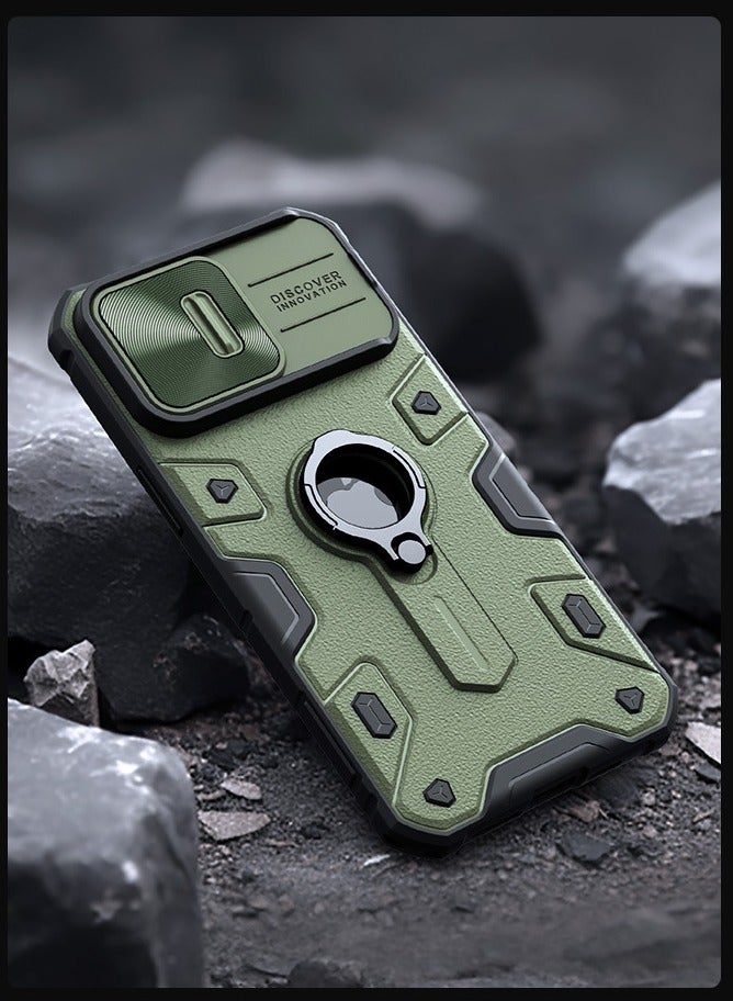 general Armor Series Cover Case Designed For Apple iPhone 15 Pro 6.1 inch With Ring - Image 5