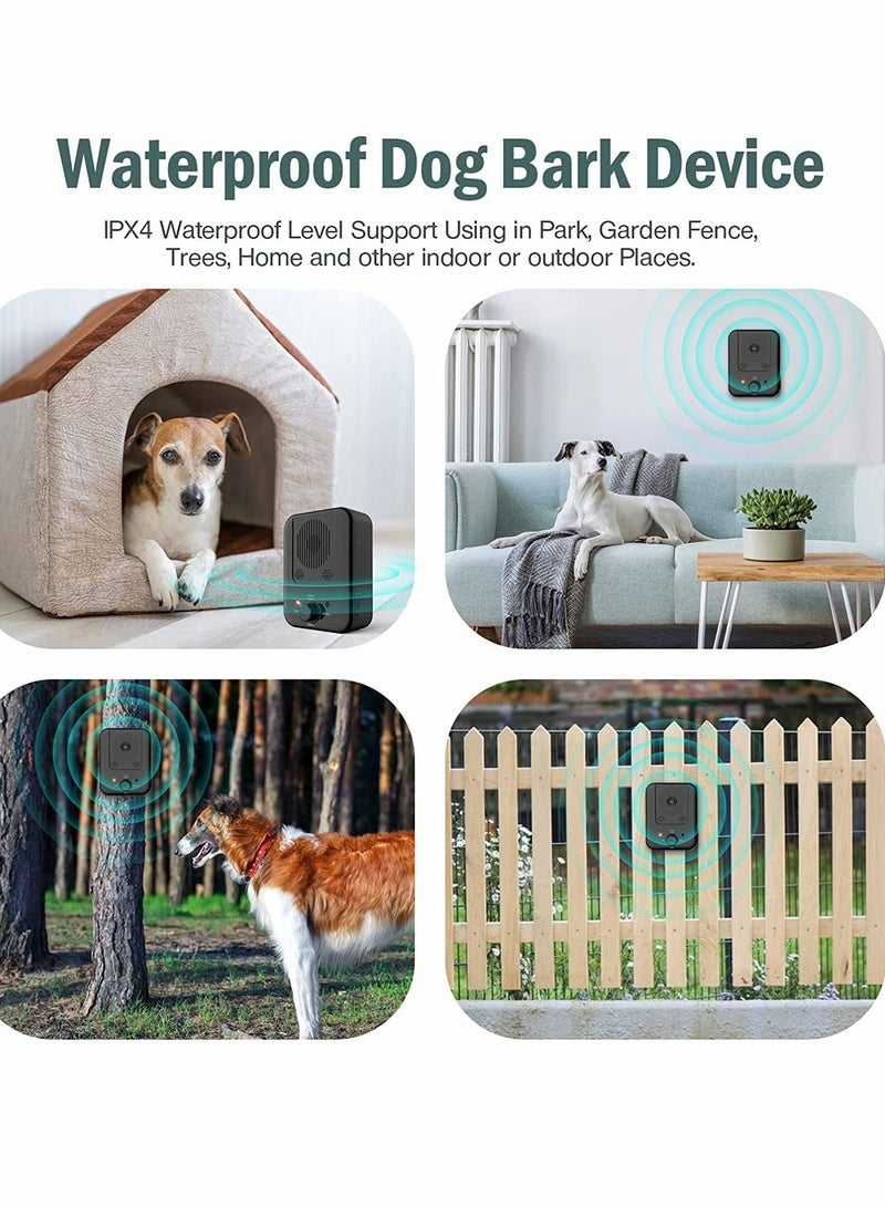SYOSI Dog Anti Barking Device, 3 Frequencies Sensitivities Auto Dog Barking Deterrent Devices,33FT Dog Barking Control,Ultrasonic Stop Dogs Barking Pet Gentle Anti Barking Device Dogs Training - Image 3