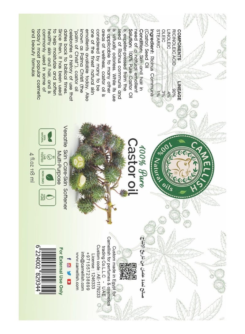 Camellish Natural castor oil 100% to moisturize hair from Camellish - Image 2