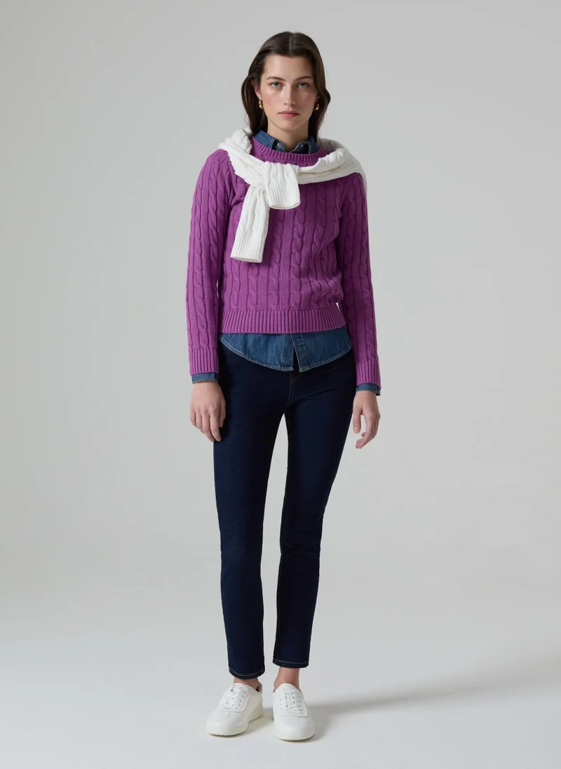 او في اس Skinny-fit stretch jeans