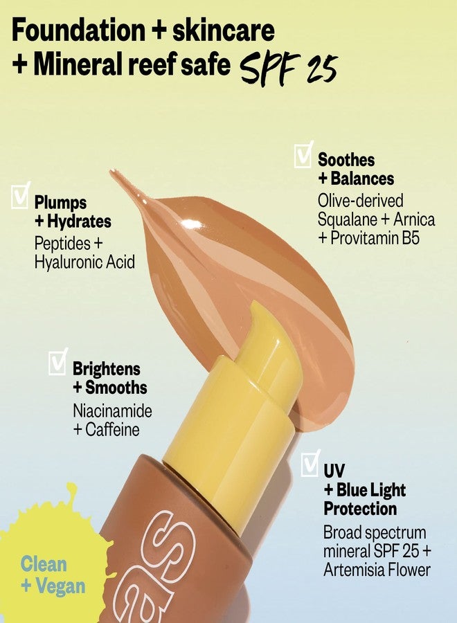 Kosas Revealer Skin-Improving Foundation with SPF 25 Protection - Hydrate, Brighten, Soothe, Plump, Protect Skin - Smoothing Texture, Natural Finish and Clean Formula - Light Medium Neutral Warm 190 - Image 4