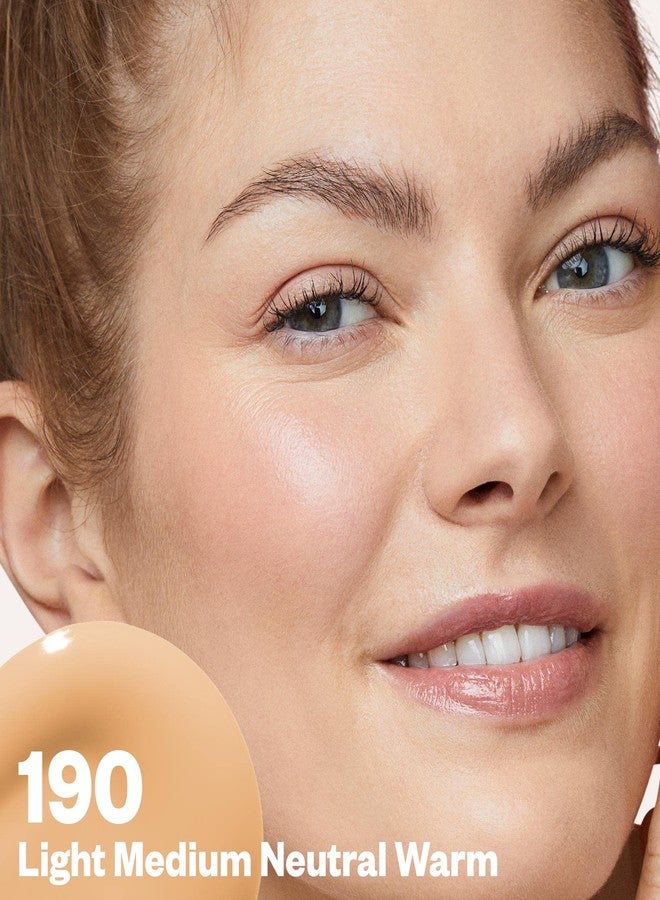 Kosas Revealer Skin-Improving Foundation with SPF 25 Protection - Hydrate, Brighten, Soothe, Plump, Protect Skin - Smoothing Texture, Natural Finish and Clean Formula - Light Medium Neutral Warm 190 - Image 2