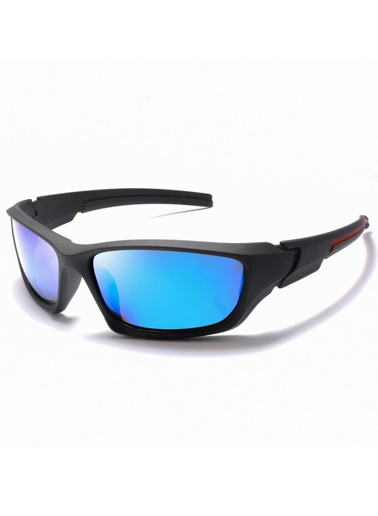HDCRAFTER Men's Wind and Eye Protection Sports Polarized Sunglasses - Image 1