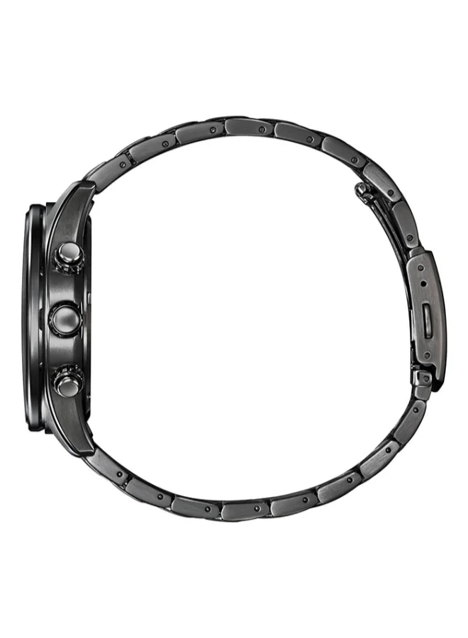 CITIZEN Men's Stainless Steel with Black Ion Plating Strap Eco-Drive Standard Watch CA0775-87E - 43 mm