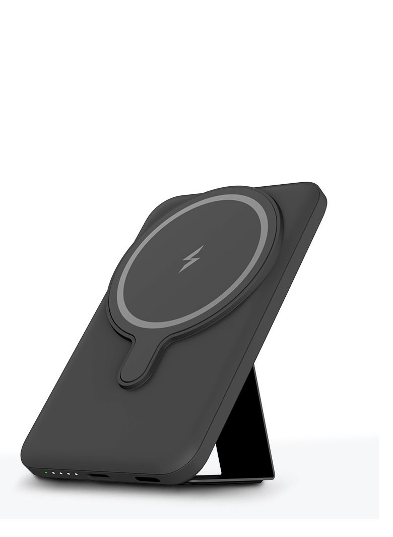 GULFLINK Fast Magnetic Portable Power Bank Charger for Apple iPhone 12/13/14/15 series 5000mah Black - Image 1