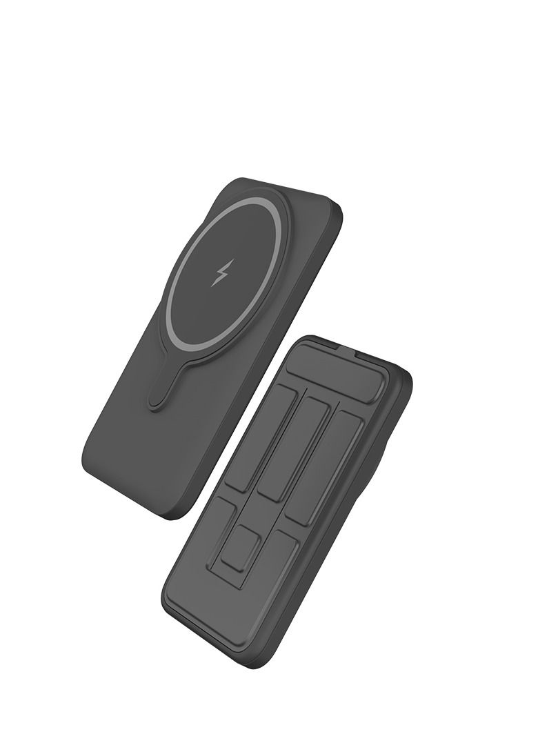 GULFLINK Fast Magnetic Portable Power Bank Charger for Apple iPhone 12/13/14/15 series 5000mah Black - Image 3