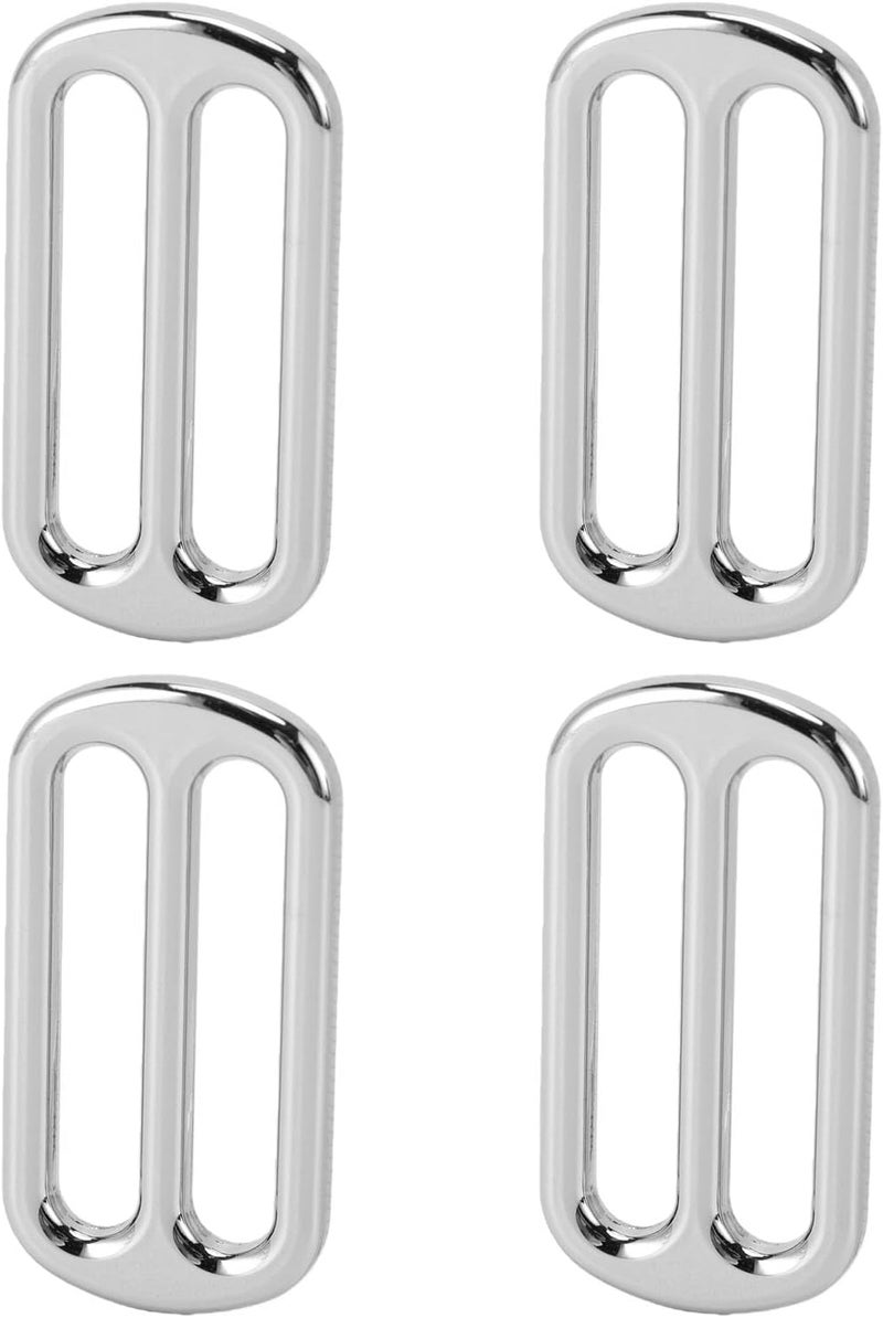 Haofy 12pcs Zinc Alloy Slide Buckles Glossy Strap Adjusters Rustproof Secure Grip for Belts Harnesses Luggage Outdoor Gear DIY Crafts Handmade Projects - Image 2