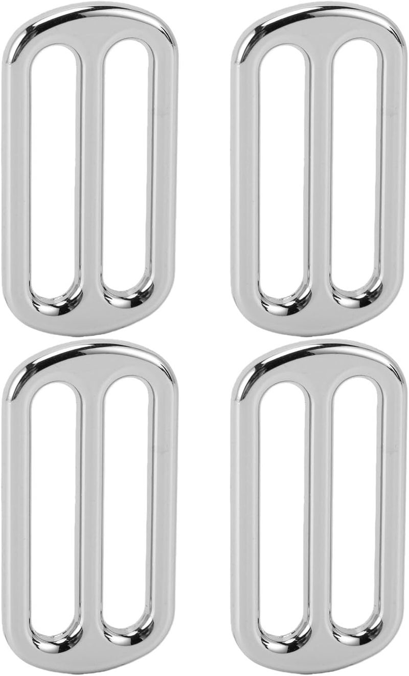 Haofy 12pcs Zinc Alloy Slide Buckles Glossy Strap Adjusters Rustproof Secure Grip for Belts Harnesses Luggage Outdoor Gear DIY Crafts Handmade Projects - Image 5