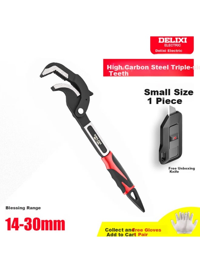 Delisai Universal Wrench Tool Set Adjustable Spanner Wrench Multifunctional Quick Wrench Pliers Multi-purpose Fast Ratchet
