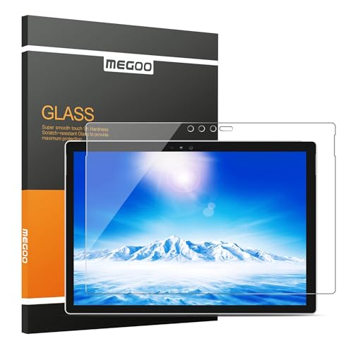 Megoo Screen Protector for Surface Pro 6 12.3 Inch,Tempered Glass/Easy Installation/Scratch resistant, Also Compatible for Microsoft Surface Pro 5 (2017) / Pro 4 - Image 1