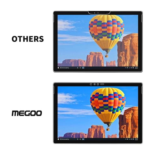 Megoo Screen Protector for Surface Pro 6 12.3 Inch,Tempered Glass/Easy Installation/Scratch resistant, Also Compatible for Microsoft Surface Pro 5 (2017) / Pro 4 - Image 3