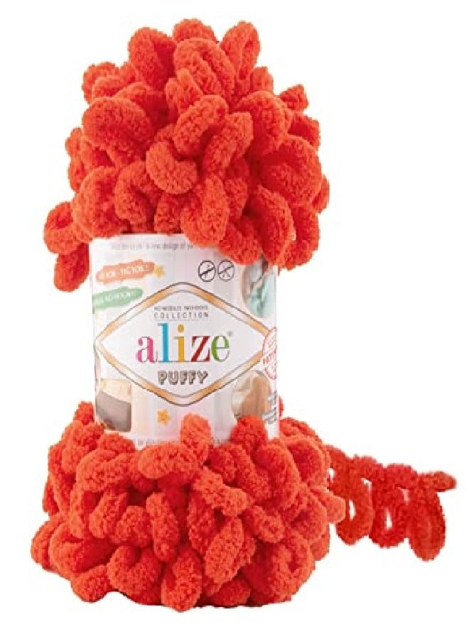 ALIZE PUFFY HAND KNITTING YARN COLOR NO.767  (PACK OF 3PCS)