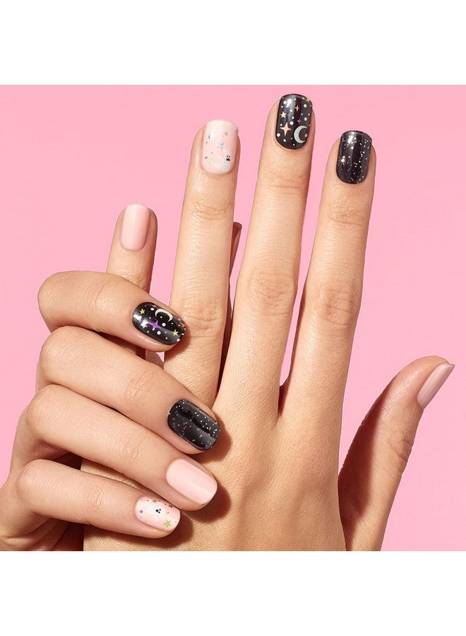 DASHING DIVA Gloss Halloween Glow In The Dark Nail Strips - Boo Crew | Uv Free, Long Lasting, Cute Halloween Gel Nail Stickers | Contains 32 Nail Wraps, 1 Prep Pad, 1 Nail File - Image 3