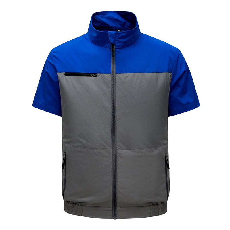 Cross-Border Summer New Arrival: Rechargeable Air Conditioning Short-Sleeve Fan Cooling Sun-Protective Outdoor Workwear - Factory Direct  Supply - Image 1