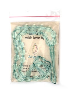 Alwan 33 Count Muslim Prayer Beads - Light Blue  - Image 3