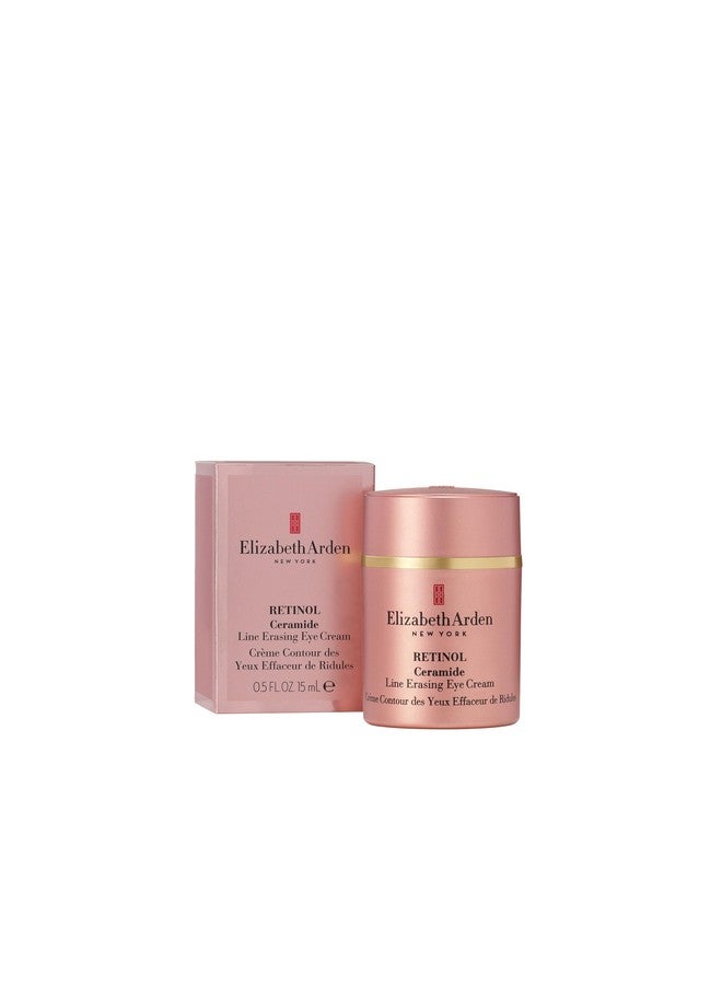 Elizabeth Arden Retinol Ceramide, Fine Line and Wrinkle Erasing Eye Cream For Younger Looking Eyes, Uses Smart Retinol Technology, 0.5 - Image 1