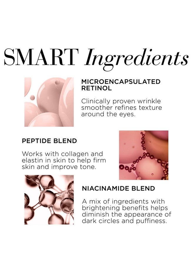 Elizabeth Arden Retinol Ceramide, Fine Line and Wrinkle Erasing Eye Cream For Younger Looking Eyes, Uses Smart Retinol Technology, 0.5 - Image 4