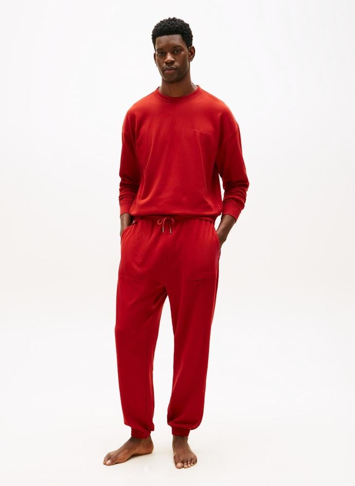 TOMMY HILFIGER Essential Terry Cuffed Lounge Joggers - Image 4
