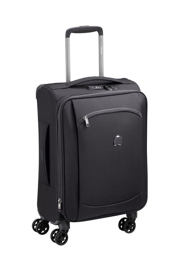 DELSEY Delsey Monmartre Air 2.0 Expendable Double wheel trolley suitcase 3pcs set (L+M+S) 55/68/83cm black  - Image 3
