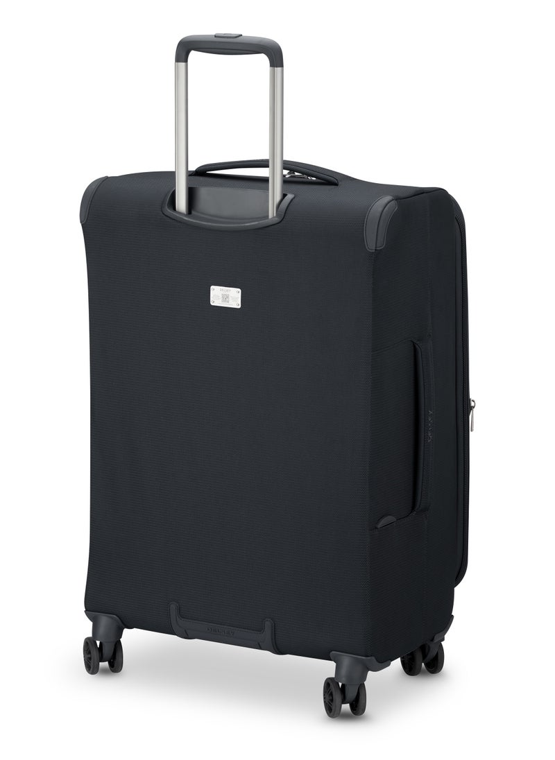 DELSEY Delsey Monmartre Air 2.0 Expendable Double wheel trolley suitcase 3pcs set (L+M+S) 55/68/83cm black  - Image 5