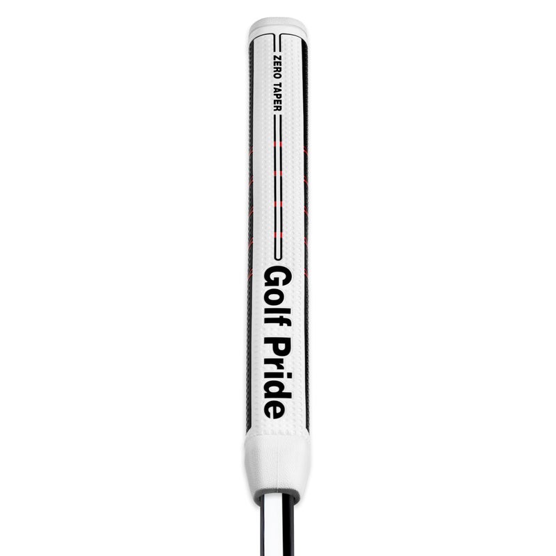Golf Pride Zero Taper Putter Grip - Parallel Style Design for Consistent Hand Feel - Flat Paddle Horseshoe Shape - Dimpled Surface Texture - Medium 58 R Core - Black - Image 1