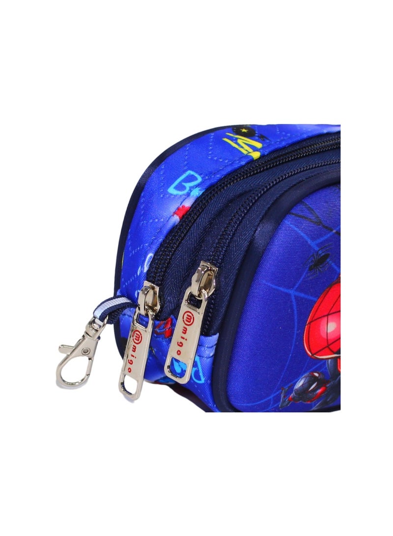 Migo Spider-Man Pencil Case – Blue - Image 3