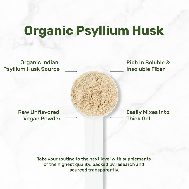 DEAL SUPPLEMENT Organic Psyllium Husk Powder 3lbs 48oz  Unflavored Plant Based Soluble Dietary Fiber  Gut  Digestion Health  Great for Baking  Cooking  Keto Friendly Gluten Free NonGMO - Image 3