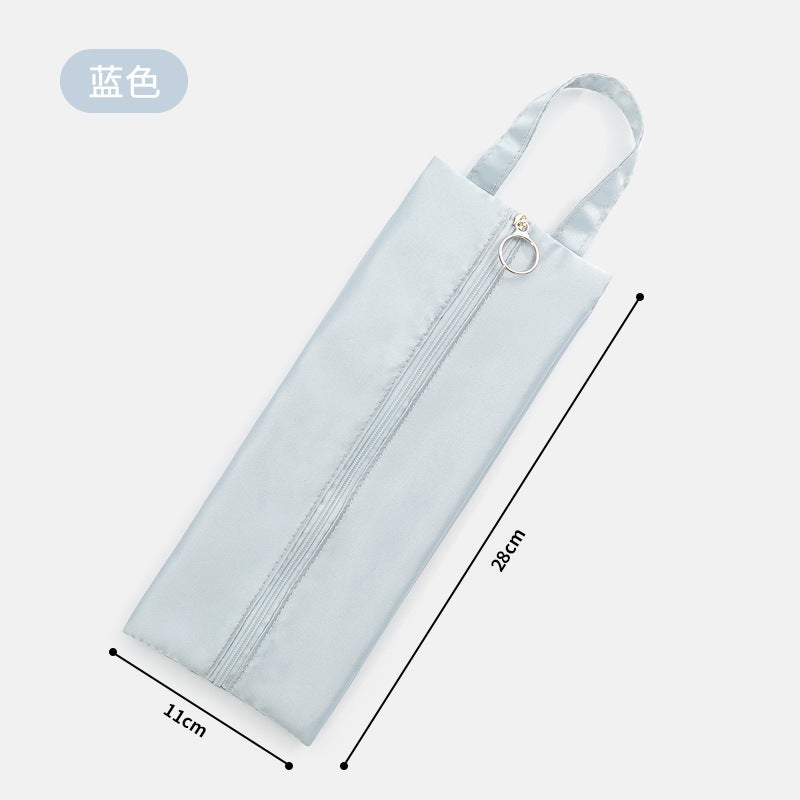 Travel Home Use Underwear Socks Bra Storage Bag Organizer Modern Minimalist Style Cubic Shape Cloth Bag for Bedroom And Bathroom Light blue 