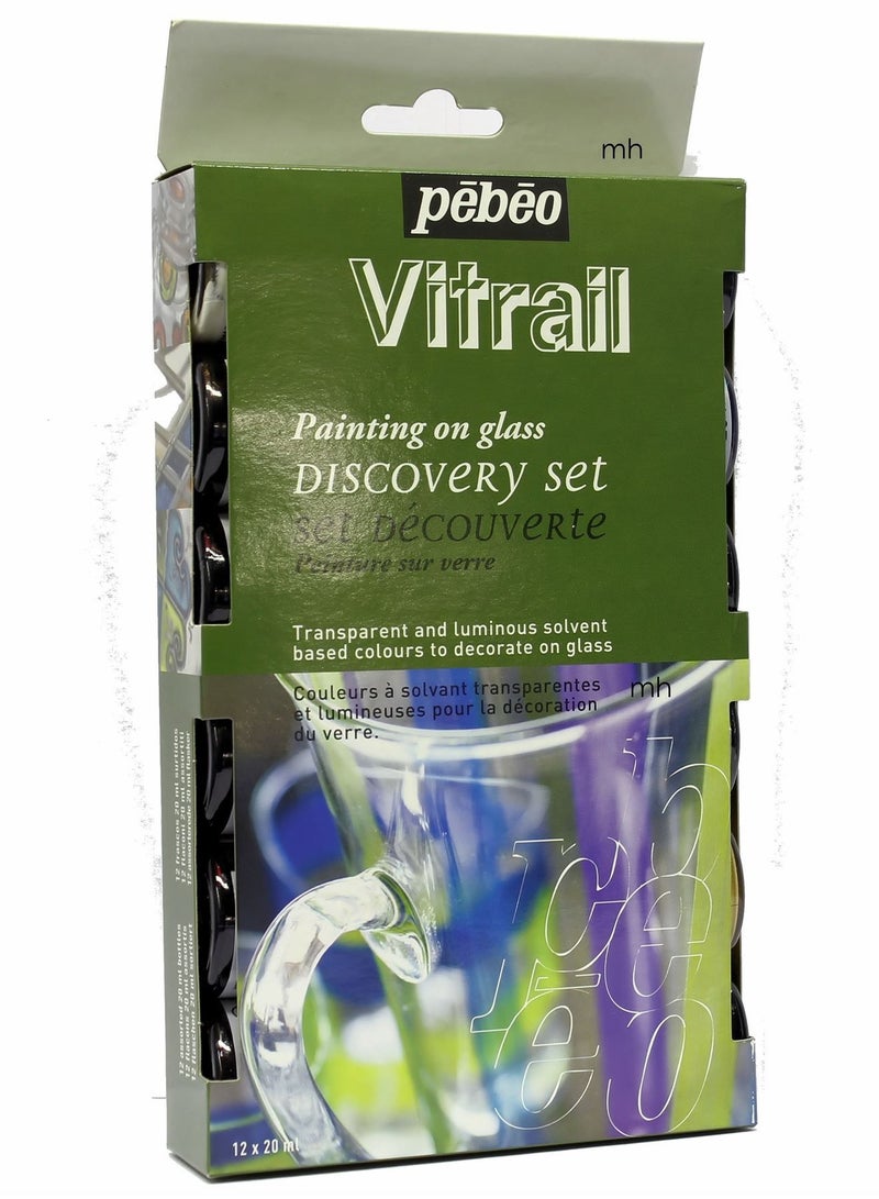 Pebeo Vitrail  Painting on Glass Discovery Set