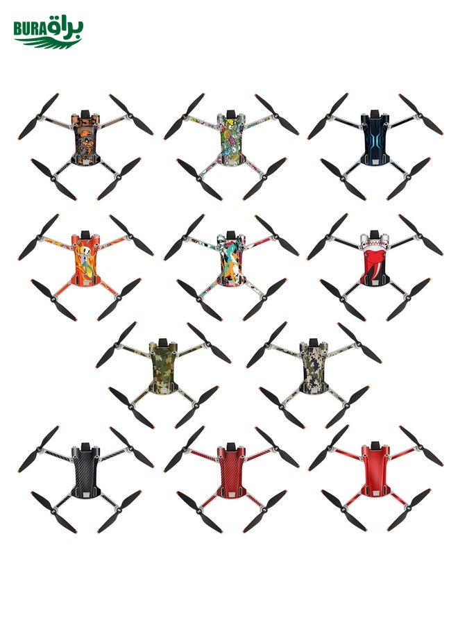 BURAQ Sunnylife Drone+Remote Control Protective Sticker For DJI Mini 3 Pro RC Version( Skateboard) - Image 4