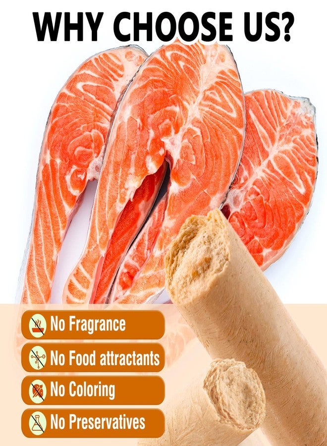 Fchowwn 150g Dehydrated Salmon Sticks for Dog,Natural Salmon and Carrots,Easy to Digest and High Protein,for Daily Dog Training and Dental Healthy - Image 5