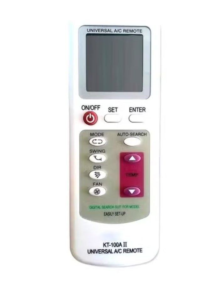 Universal Remote Control For Split Air-Conditioner