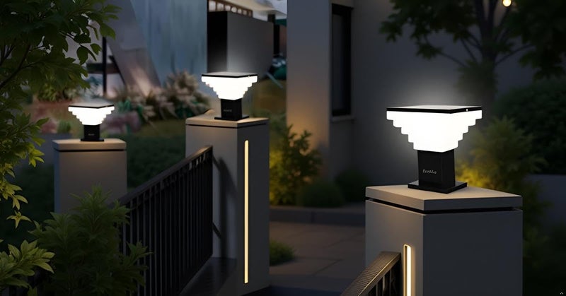 Lyse Decor gate Lamps for Outdoor Waterproof, gate lamp Light, Pillar Light Waterproof, Pillar gate Lights, Modern Boundary Wall Lights Outdoor (Pack of 1) - Image 3
