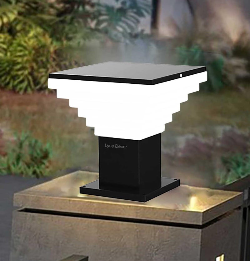 Lyse Decor gate Lamps for Outdoor Waterproof, gate lamp Light, Pillar Light Waterproof, Pillar gate Lights, Modern Boundary Wall Lights Outdoor (Pack of 1) - Image 1