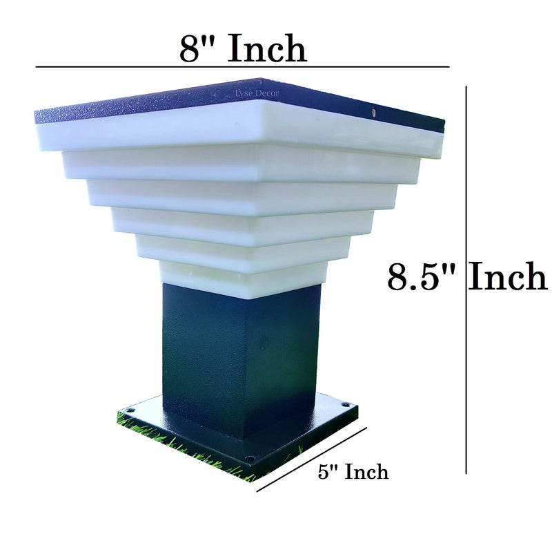 Lyse Decor gate Lamps for Outdoor Waterproof, gate lamp Light, Pillar Light Waterproof, Pillar gate Lights, Modern Boundary Wall Lights Outdoor (Pack of 1) - Image 5